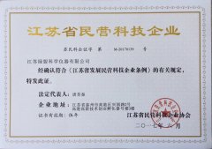 民营科技型企业证书